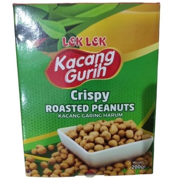 

LekLek KACANG GURIH 200gram Crispy Roasted Peanuts Kacang Garing VEGAN VEGETARIAN