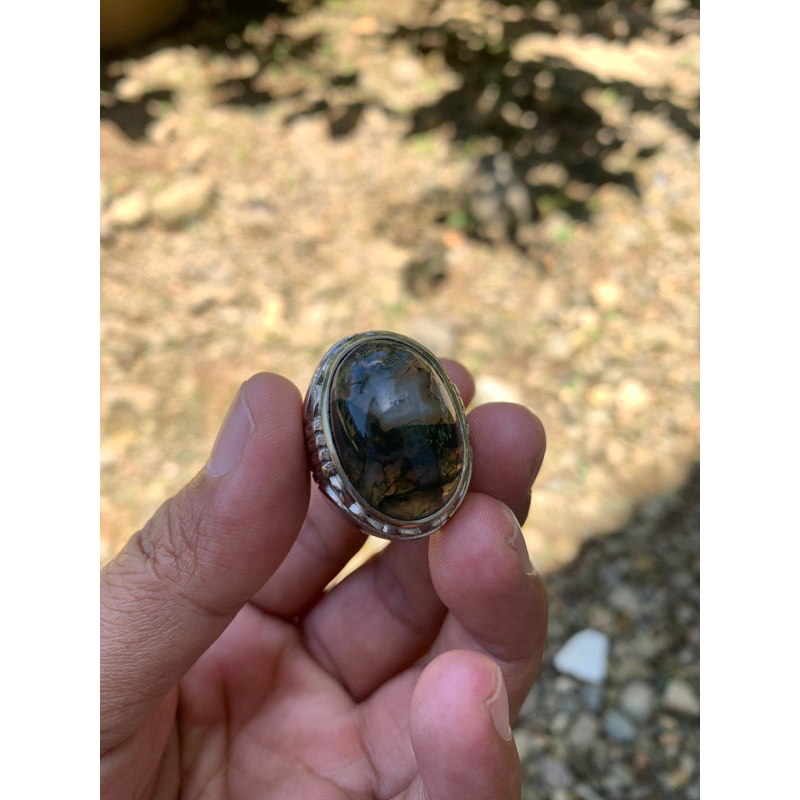 Akik Lumut Suliki Hijau