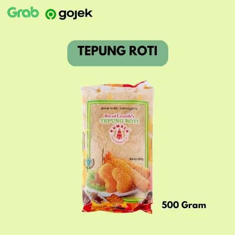 

Bread Crumbs Tepung Roti Kumala - Tepung Roti Halus Warna Coklat 500 Gram