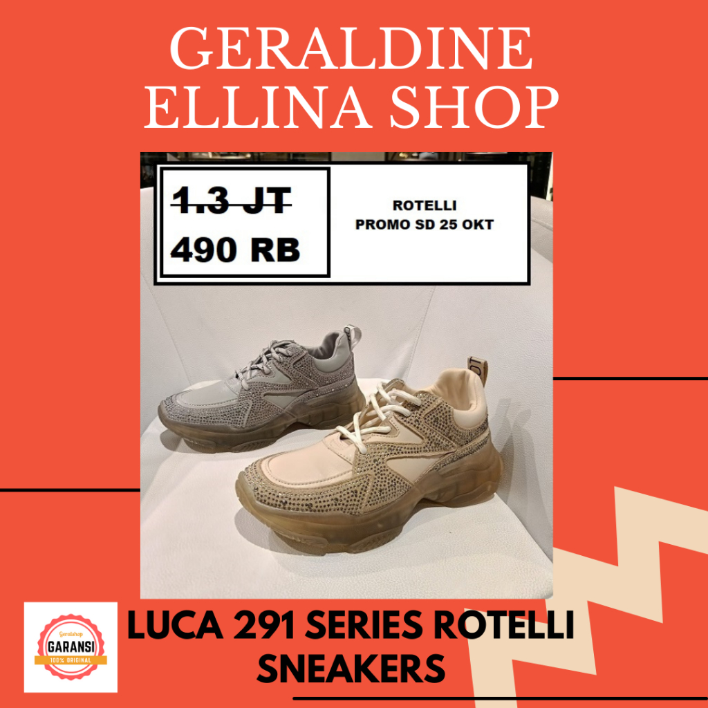 Sepatu sneakers wanita sale Rotelli original seri LUCA 291