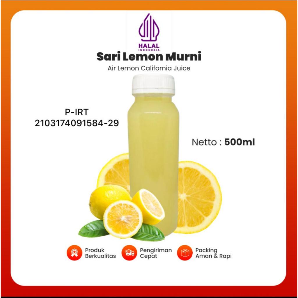 

Sari Lemon 500 ml Sari Lemon Murni California Juice Diet Detoks Fresh Botol Polos 500ml PIRT Halal