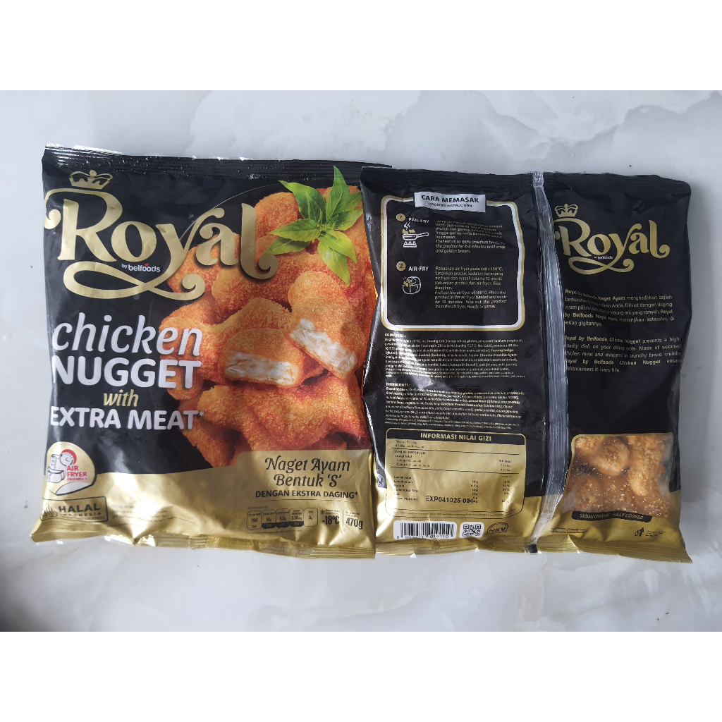 

BELFOODS ROYAL CHICKEN NUGGET S 470GR
