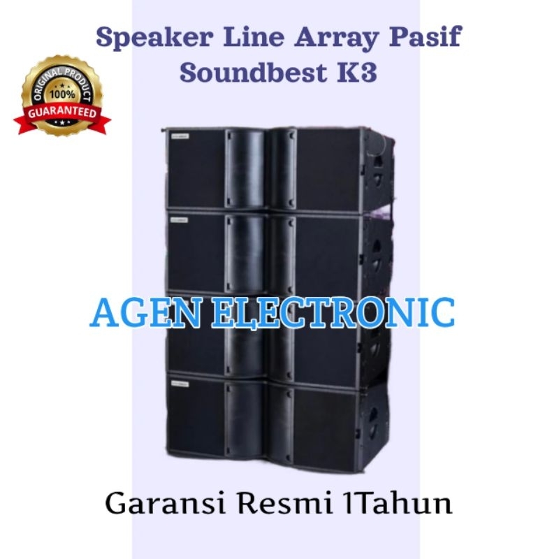 Speaker Line Array Pasif Soundbest K3 Original 12 inch Passive Double 12 inch