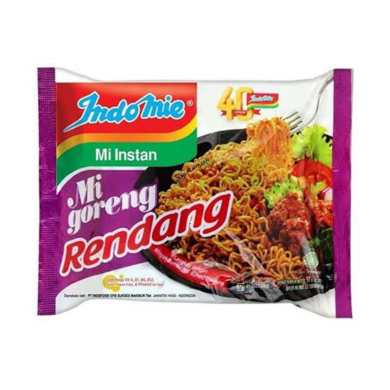 

indomie mi goreng rendang 88g