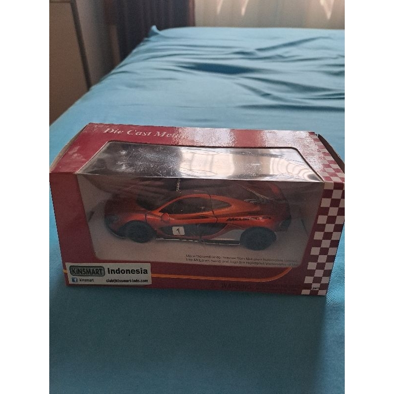 Kinsmart Mclaren P1 orange baru