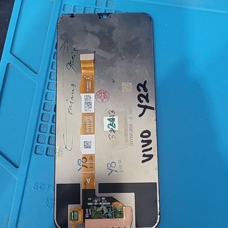 lcd ori oem vivo y22 second  minus