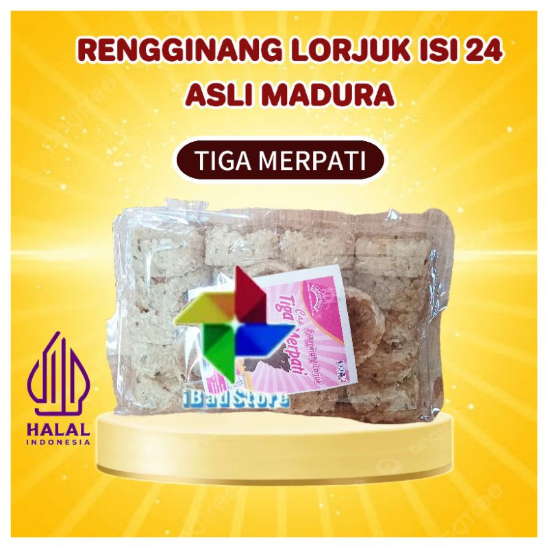 

Rengginang lorjuk isi 24 biji - Rengginan Mentah Camilan khas Madura