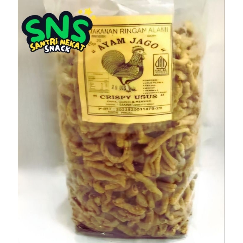 

KERIPIK USUS AYAM ORIGINAL 1KG SUPER RENYAH