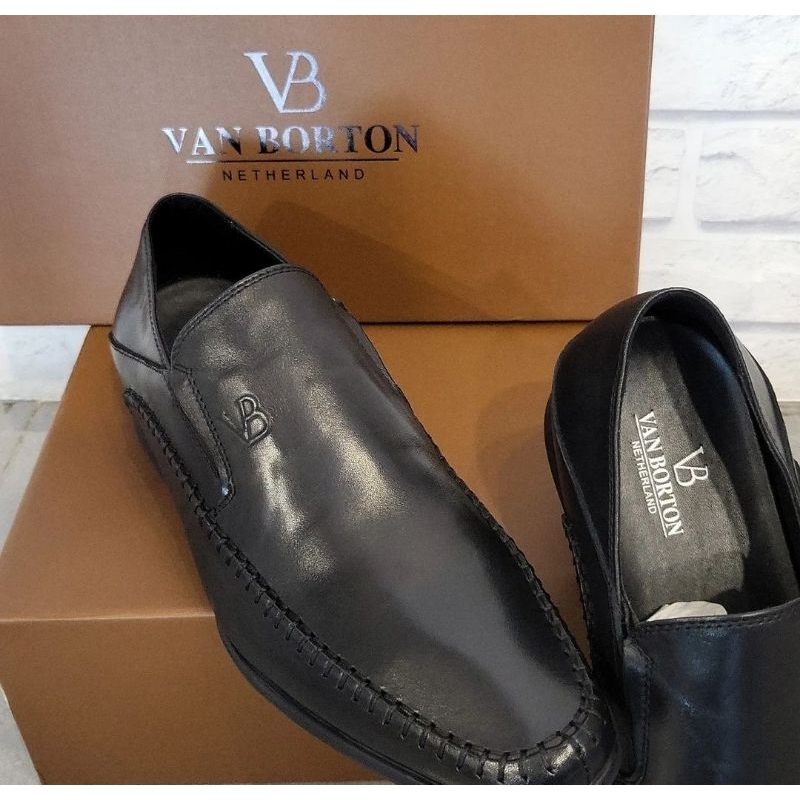 SEPATU KANTOR VAN BORTON FULL KULIT SAPI L2169-1