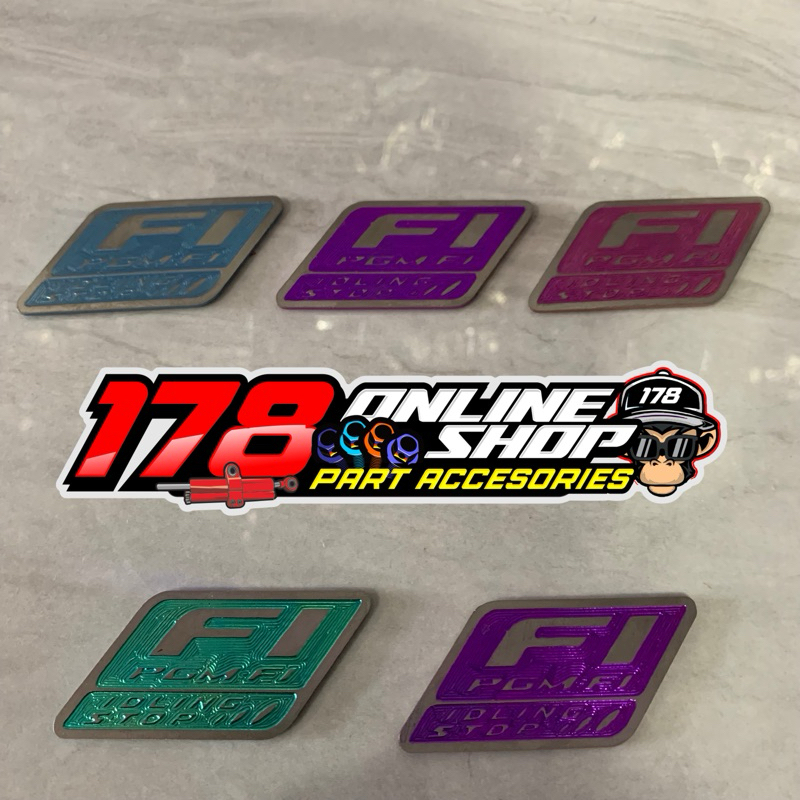 logo emblem titanium titanium warna FI PGM FI