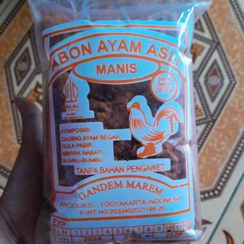 

Abon ayam asli 250gram