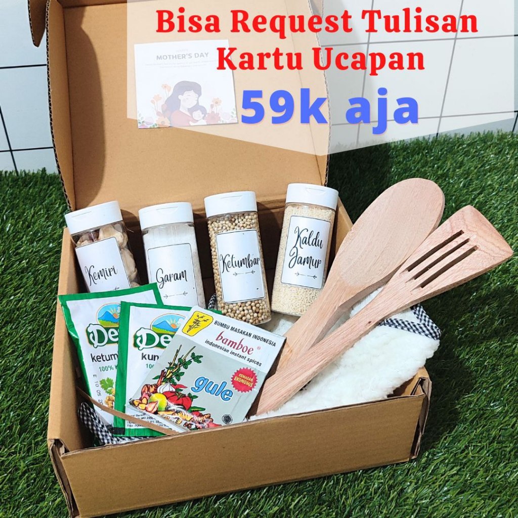 

Hampers Kado hari Ibu Hadiah Ulang Tahun Bisa Request Tulisan