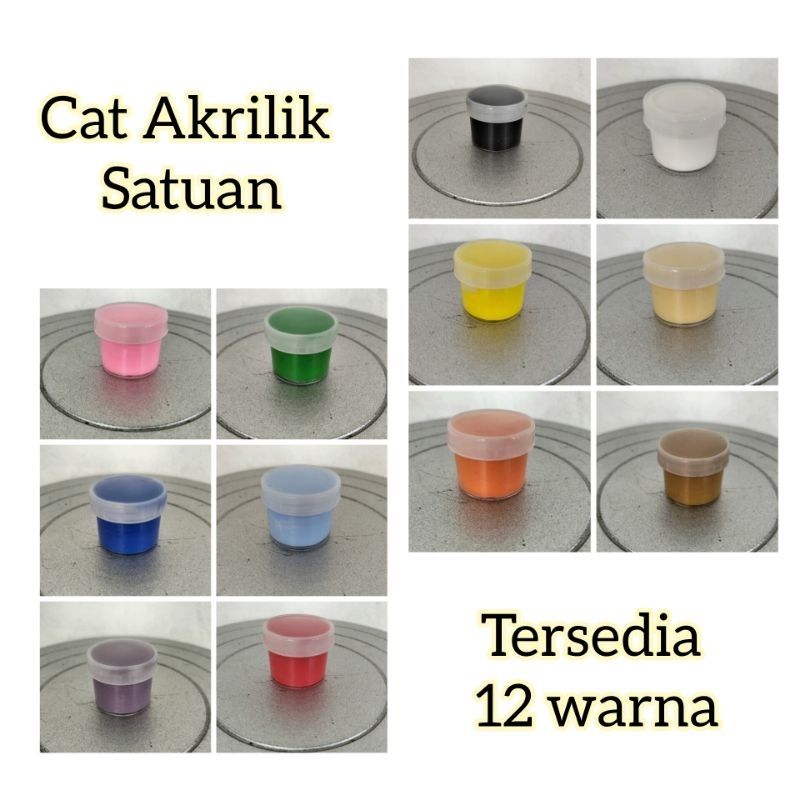 

Cat Akrilik Satuan/Cat Akrilik Murah Per Biji 10ml Murah