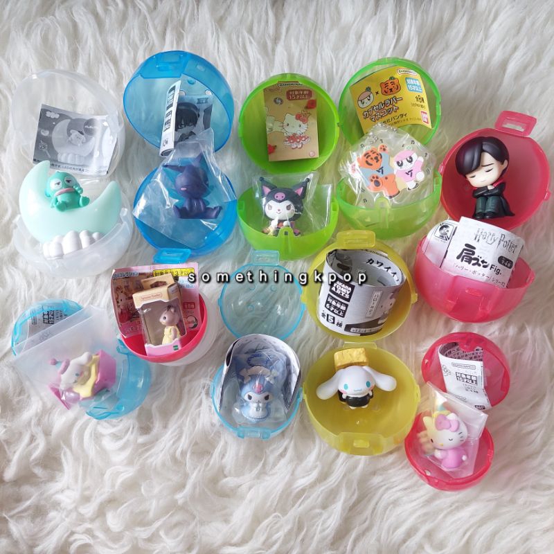 [Ready Stock] Gashapon Bandai Namco Takara Tomy | Gacha Kuromi, Cinnamoroll, Hello Kitty, Hangyodon,