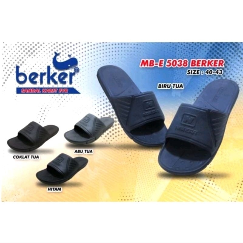 sandal slop pria sandal karet new era berker