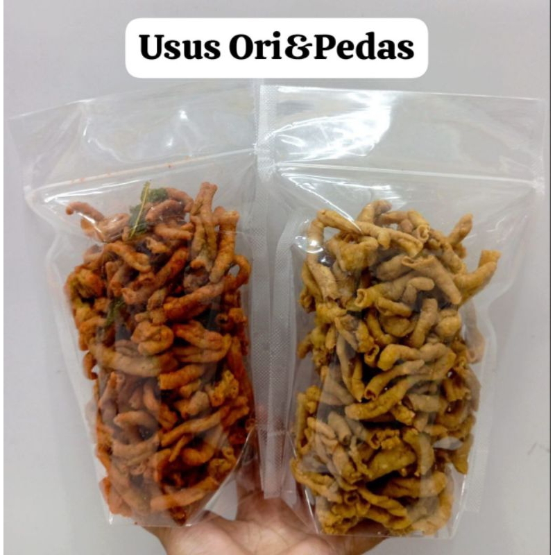 

CEMILAN USUS AYAM CRISPY ORIGINAL&PEDAS KEMASAN POUCH!