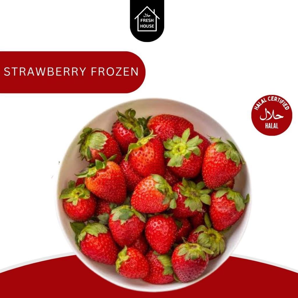 

STRAWBERRY FROZEN 500GR / STRAWBERRY 500GR / STROBERI