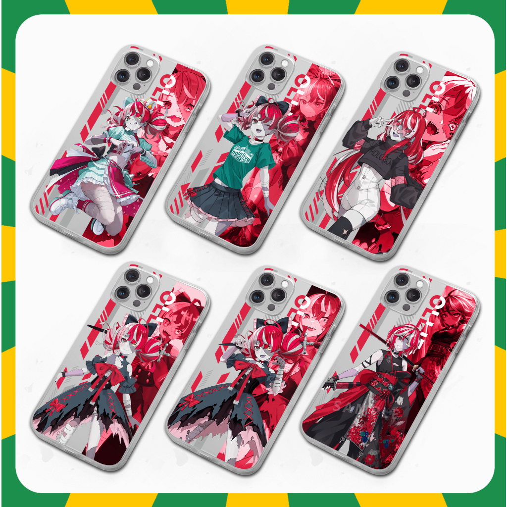 Casing HP Ollie Kureiji Hololive Infinix Iphone Oppo Samsung Tecno Vivo Redmi Poco Custom Case