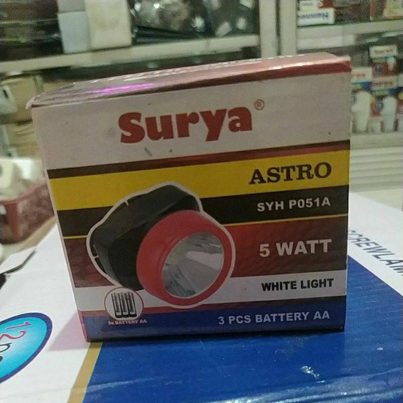senter kepala Surya