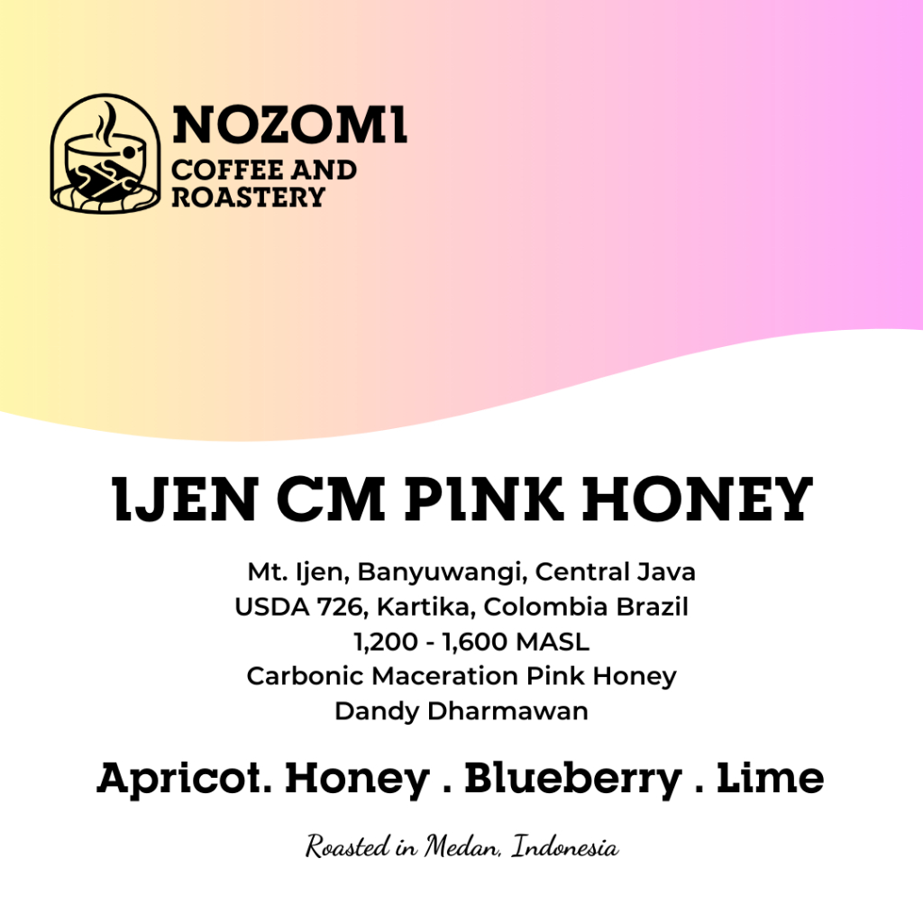 

Ijen CM Pink Honey - Arabica Specialty Coffee