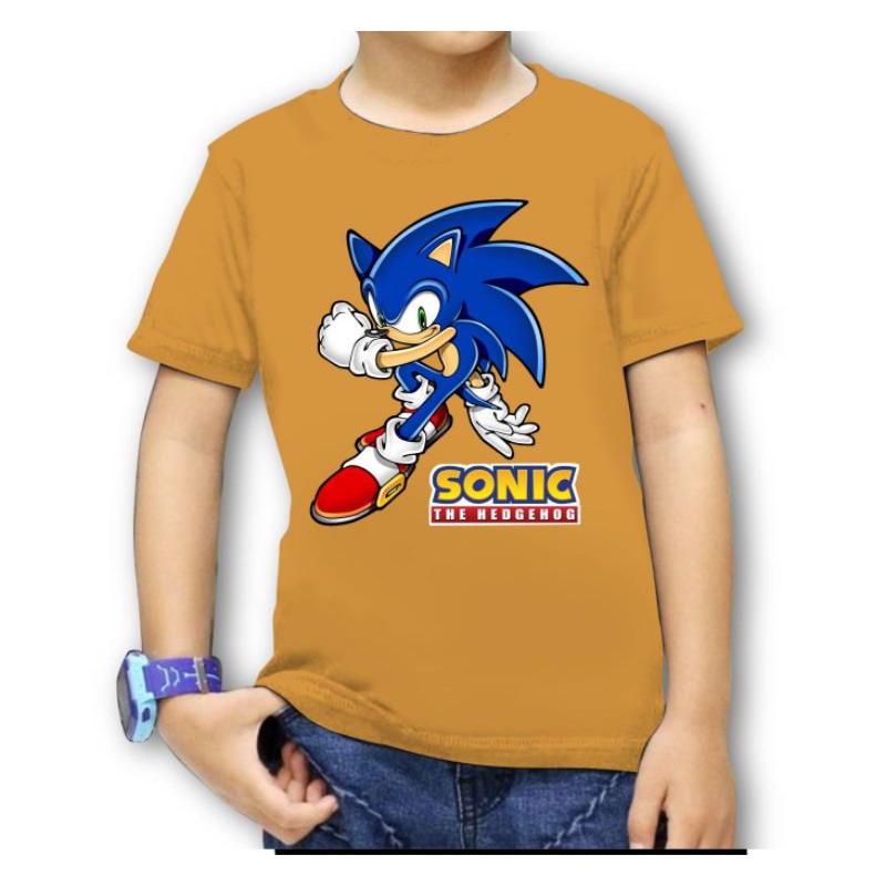kaos anak laki-laki sonic