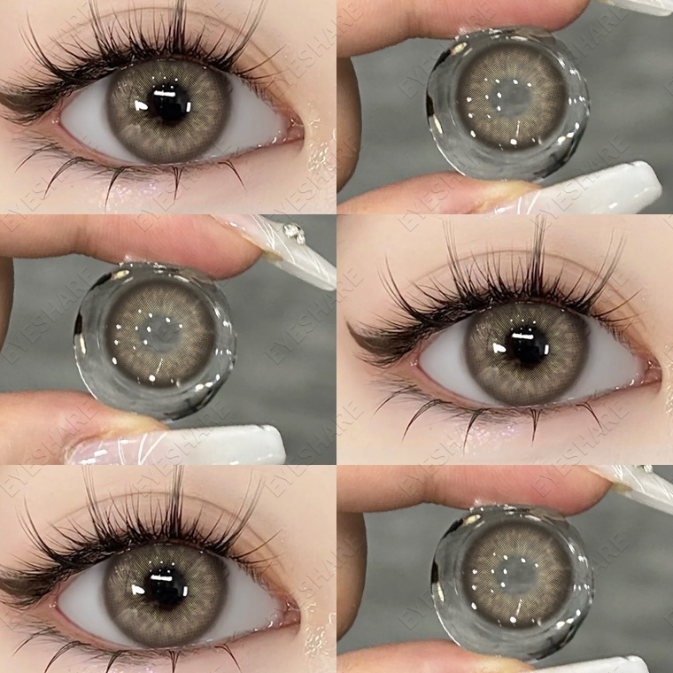 Deals Eyeshare Myakhie Softlens Minus1  6 142mm Brown Gray Minus Softlens