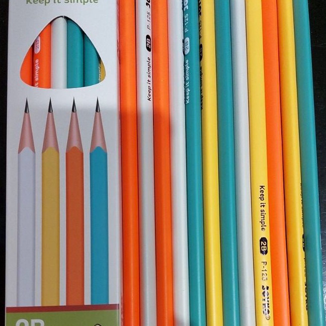 

Limit pencil p125 2b joyko tertera 4 lusin 48pcs