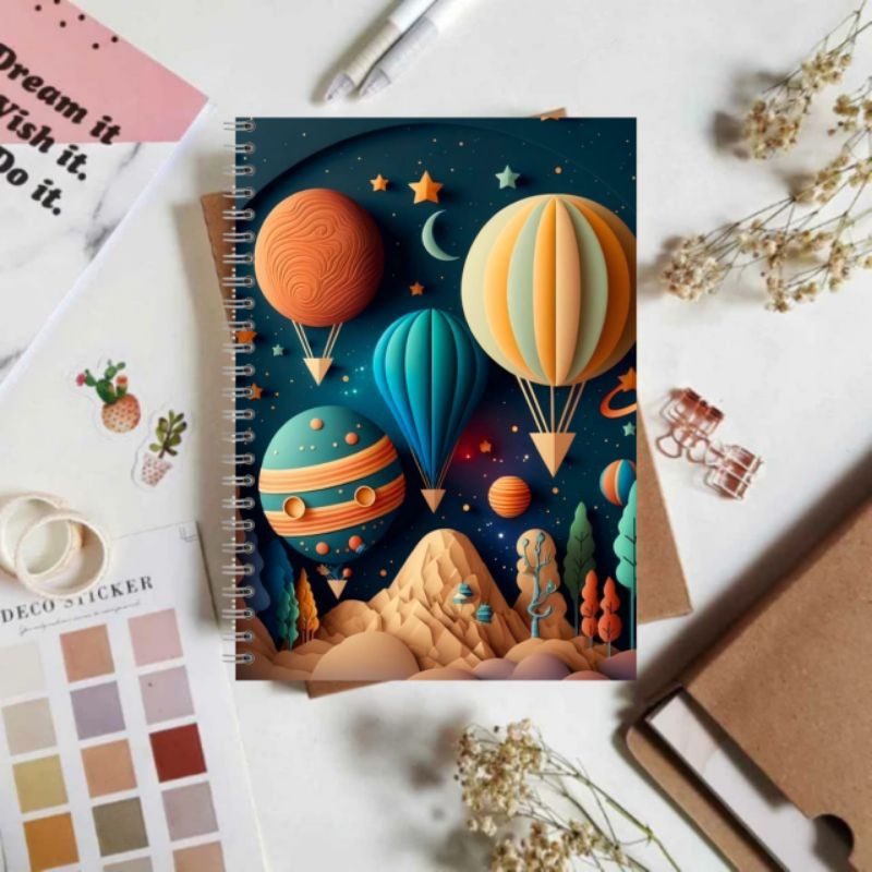 

[ spiral samping ] - Sketch Book A6 - Buku Gambar isi 50 Lembar 100 Halaman - Buku Sketsa Sketchbook