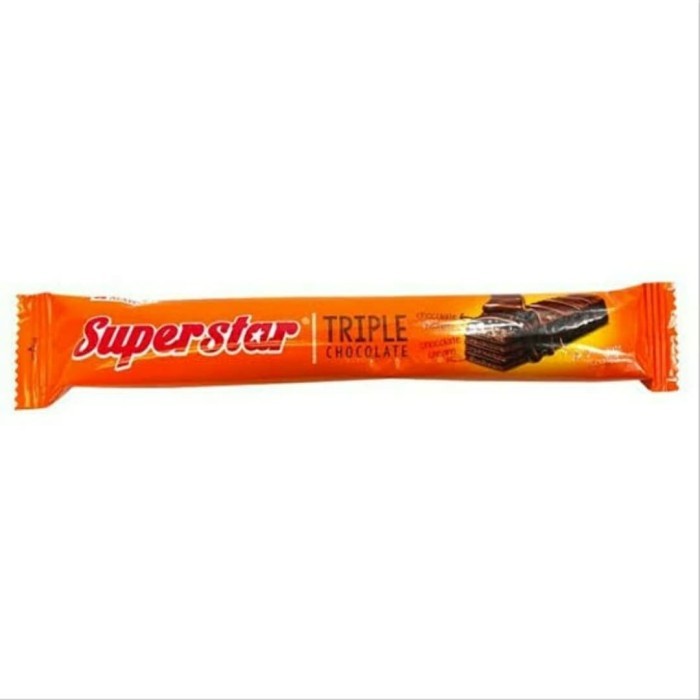 

Snack Jajan Wafer Superstar Triple Chocolate Cemilan Murah