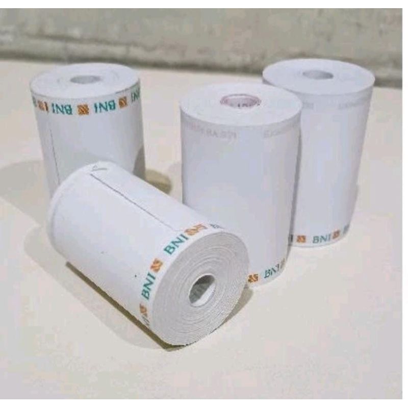 10 pcs kertas thermal logo BNI 58x40mm eds printer 58mm