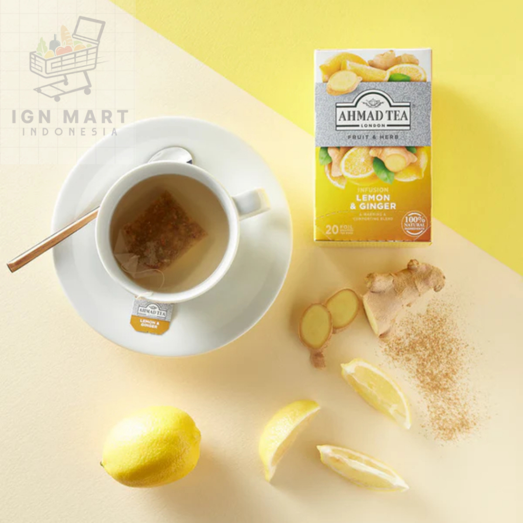 

Tea / Teh Ahmad Tea Lemon and Ginger Infusion - Caffeine Free Tea