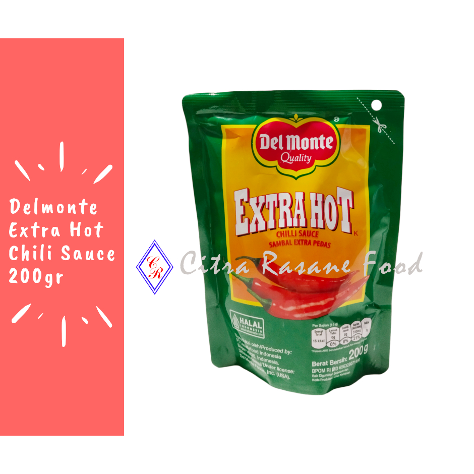 

Delmonte Saus Sambal Extra Pedas / Extra Hot Chilli Sauce 200gr