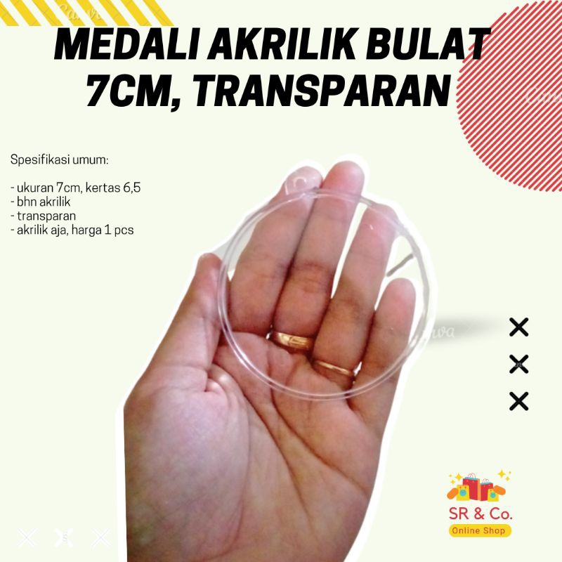 PO KEMAS, READY Bahan medali akrilik Insert paper/ medali custom/ medali wisuda/ buat medali sendiri