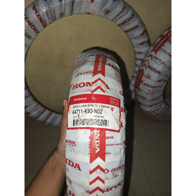 ban luar tubebless ahm honda 100/90-12 federal scoopy yamaha freego