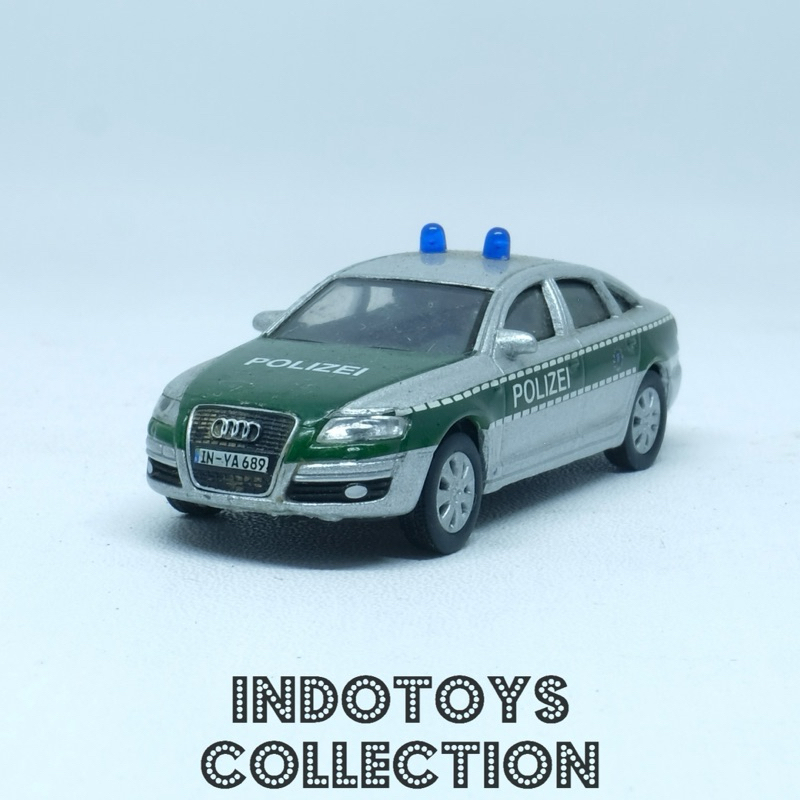 Schuco ~ Audi A6 Polizei Hijau Tua Diecast 1/87