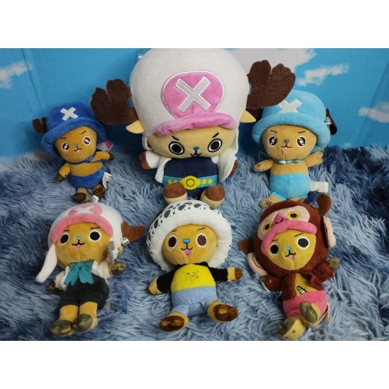 ONEPIECE CHOPPER KEYCHAIN Gantungan Kunci Chopper Lucu One Piece Anime KeyChain Chopper Plush Doll O