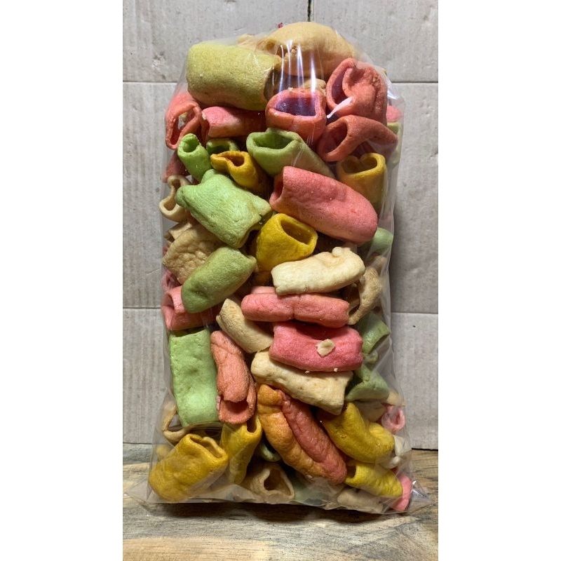 

KERUPUK WARNA-WARNI MANIS 500GR HALAL