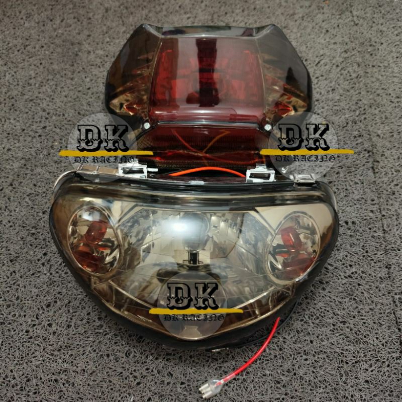 TERLARIS PAKET MIO SPORTY 5TL SMOKE REFLEKTOR LAMPU DEPAN MIO SPORTY SMOKE DAN STOP BELAKANG MIO SPO
