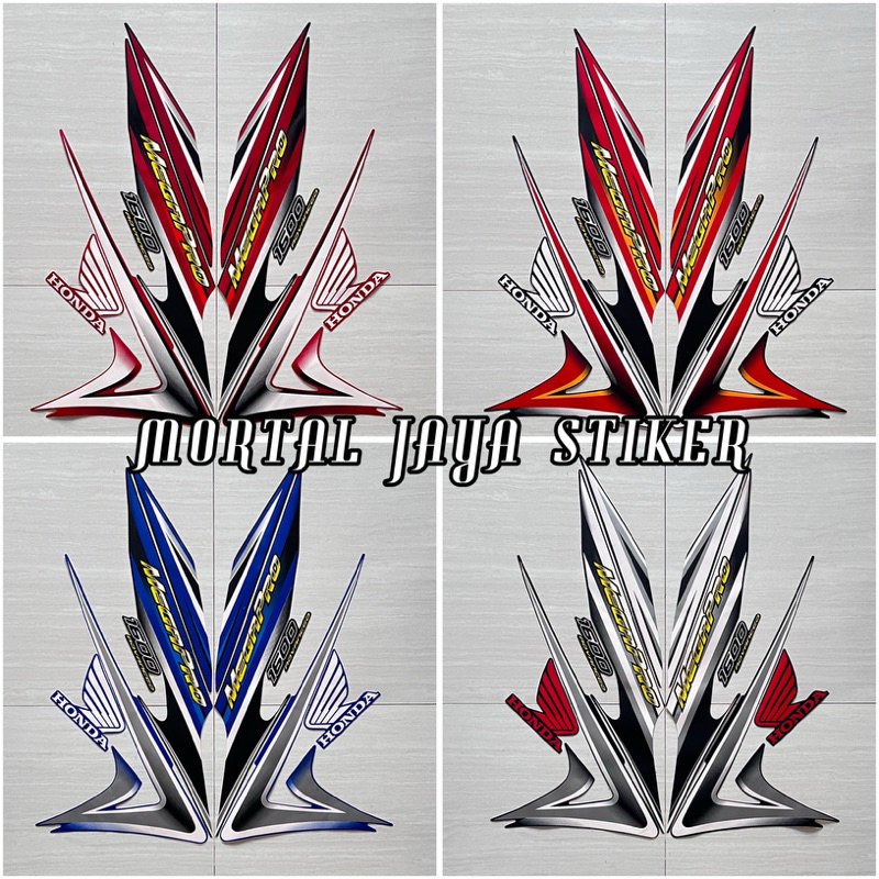 STIKER STRIPING LIS LES BODY MOTOR MEGAPRO 2006 2007 MEGA PRO PRIMUS