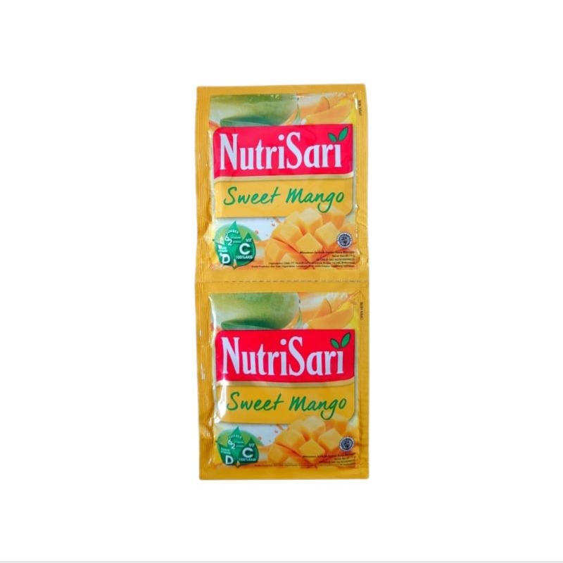 

NutriSari Sweet Mango Powder - Minuman Serbuk Instan (1 Renceng/10 Sachet)