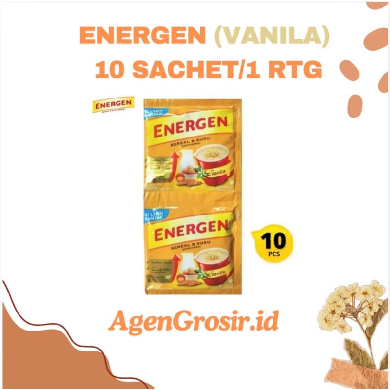 

A Grosir - Energen (VANILA) 10 sachet/1 rtg