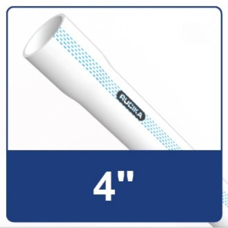 Rucika Power pipa paralon pvc 4 inch tebal AW ecer potongan