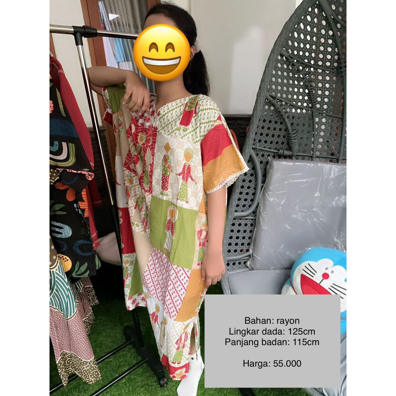 homewear cantik dress/daster jumbo