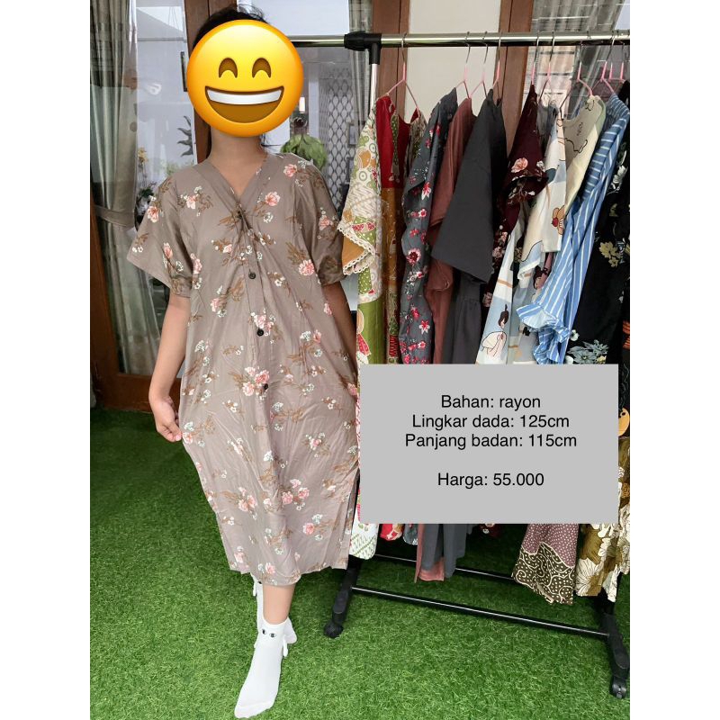 homewear jumbo dress/daster cantik