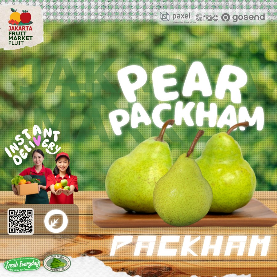 

PEAR PACKHAM SUPER SWEET buah Kiloan