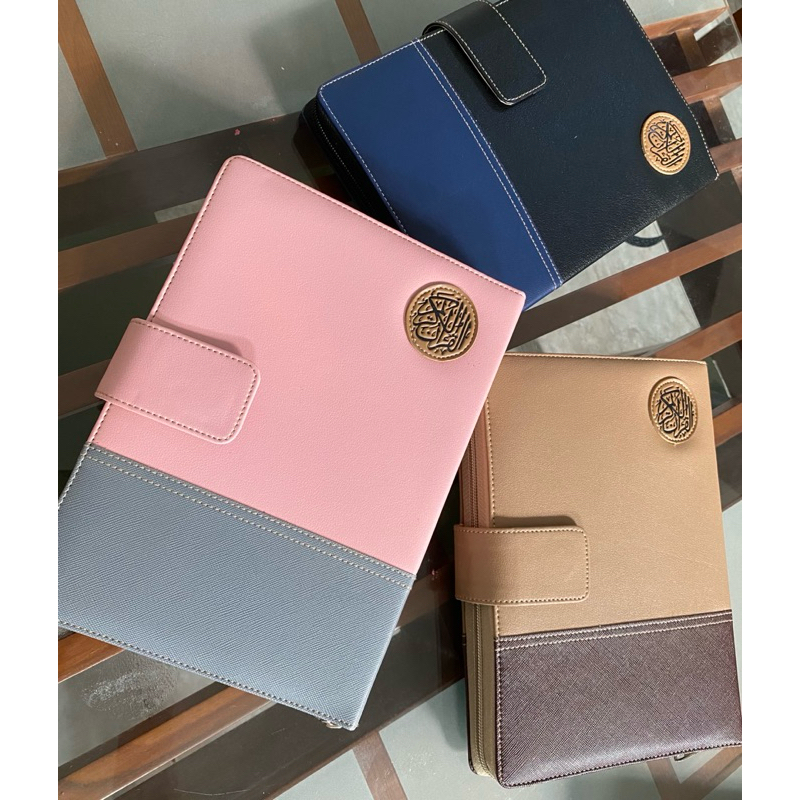

ALFATTAH COVER QURAN A5 15,5 x 22,5 cm x 2,5 cm new design #SAMPUL ALQURAN SAJA, BELUM TERMASUK AL QURAN#
