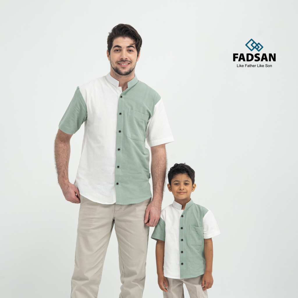 Koko Couple Anak Bayi Laki Dan Ayah Pria Dewasa Terbaru Bib Series Warna Army Teracotta Sage Yellow 