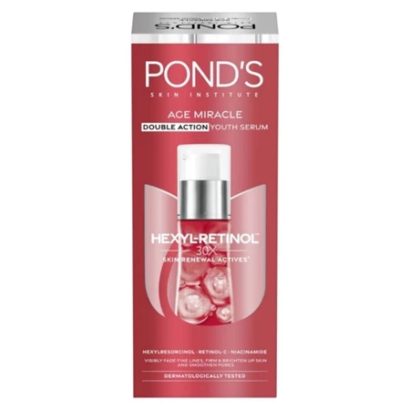 PONDS AGE MIRACLE DOUBLE ACTION SERUM HEXYL RETINOL
