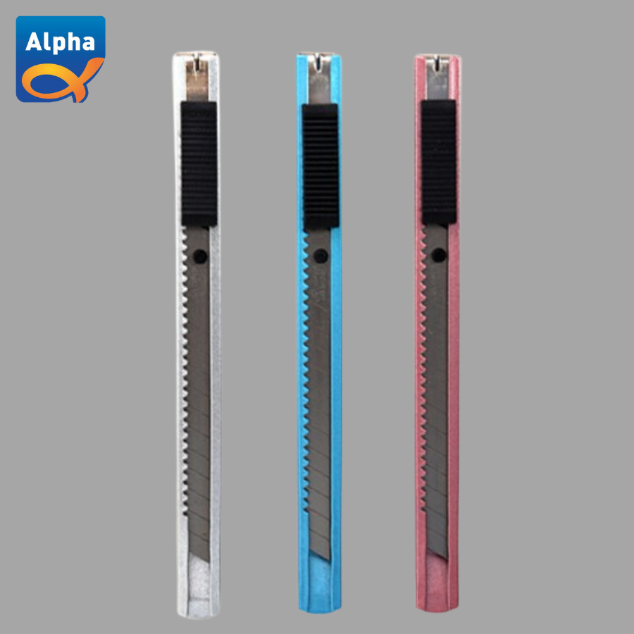 

[Alpha] Cutter knife A-202 9mm / Pisau Cutter / Pemotong Kertas - Random