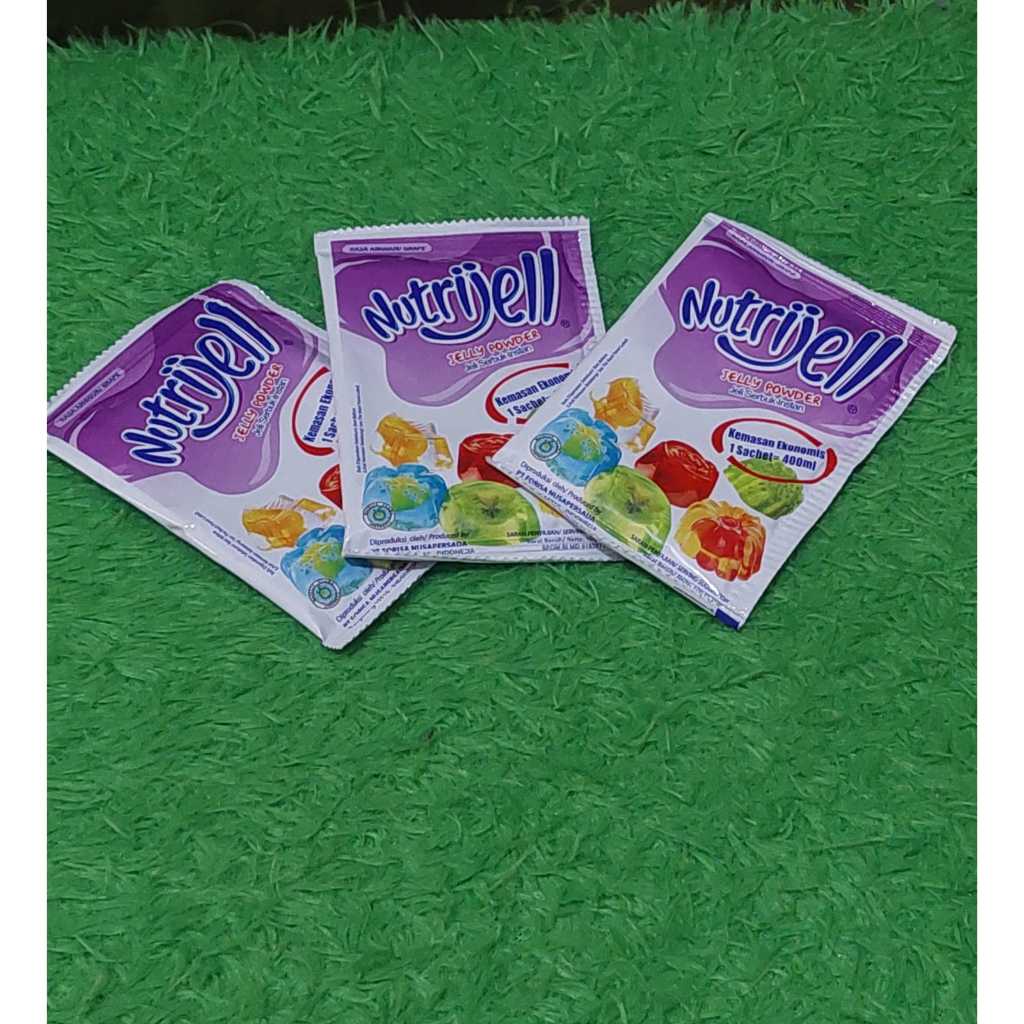 

Termurah! Nutrijell Sachet 10gr varian anggur